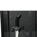 Knife Frame Black Display Wall Glass Mounted Décor (CDYWL-2558) Flag · Sign · Deco Canadian Distributor