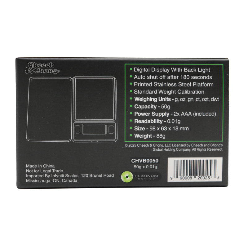 Cheech and Chong Virus, Licensed Digital Pocket Scale, 50g x 0.01g