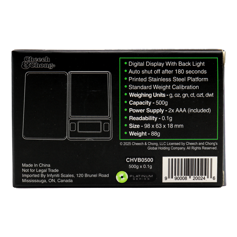 Cheech and Chong Virus, Licensed Digital Pocket Scale, 500g x 0.1g