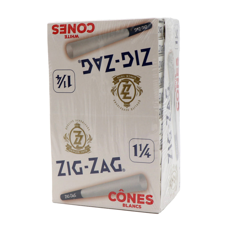 Zig Zag White 1 1/4 Pre Rolled Cones