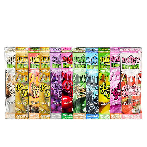 Juicy Jay's Terp Hemp Wraps - 10 Flavours