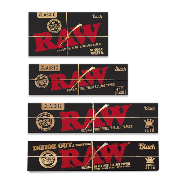 Raw Classic Black Cigarette Papers - Infyniti Scales
