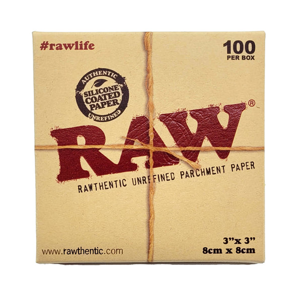 RAW Silicone Coated Paper 3"x3"