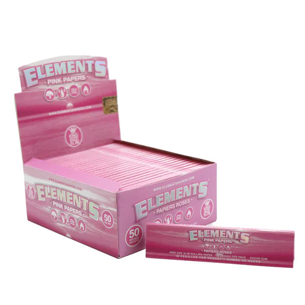Elements Cigarette Papers - Pink