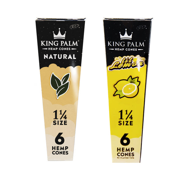 King Palm Hemp Cones 1 ¼  - 2 Flavours