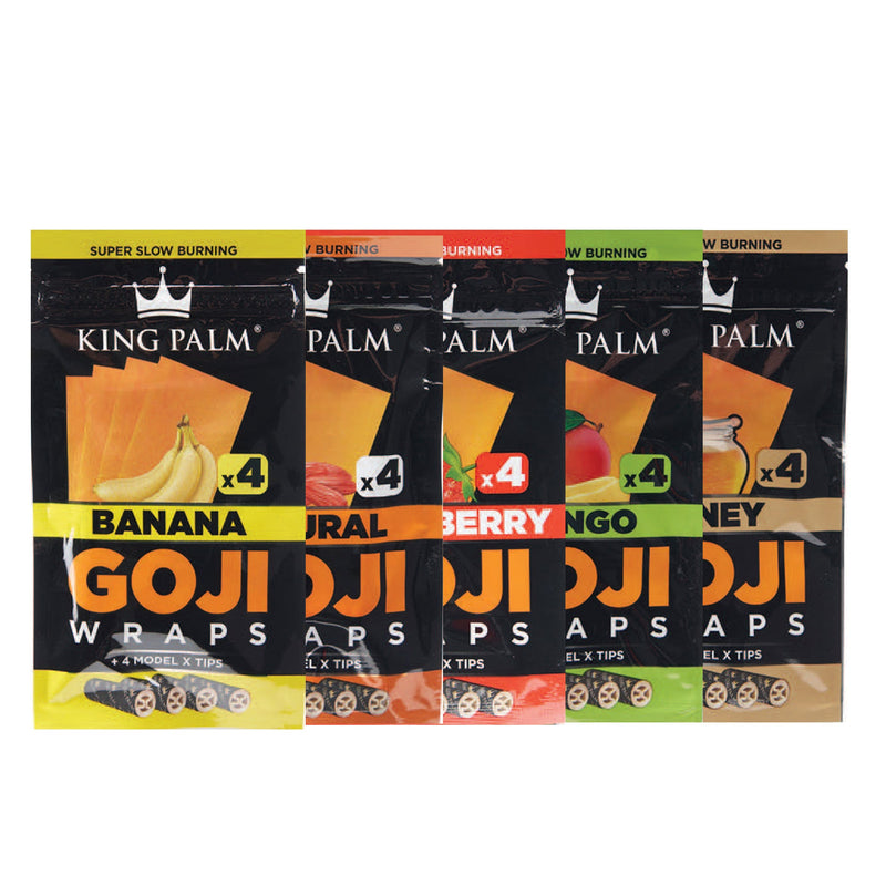 King Palm Goji Wraps - 5 Flavours