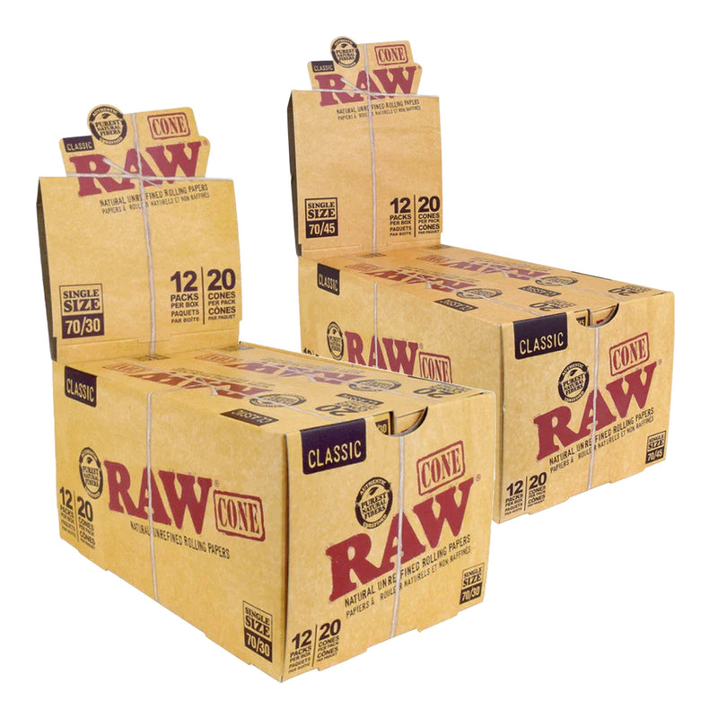Raw Single Size Cones