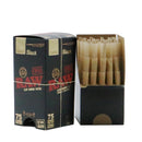 Raw Black 1 ¼ Black 75 count Pre-rolled Cones