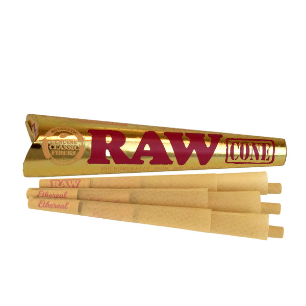 Raw Classic - ETHEREAL PRE-ROLLED CONES 1 1/4 SIZE 6 Pack