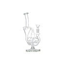 11″ Clear Recycler Glass Bong with inline diffuser [C8032] Glass Bong Canadian Distributor