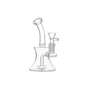 6″ Clear Glass Bong with water diffuser [DCK-017] Glass Bong Canadian Distributor