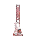 SC Castle Glassworks 16 inch 9 mm Cherry Blossom Beaker Bong