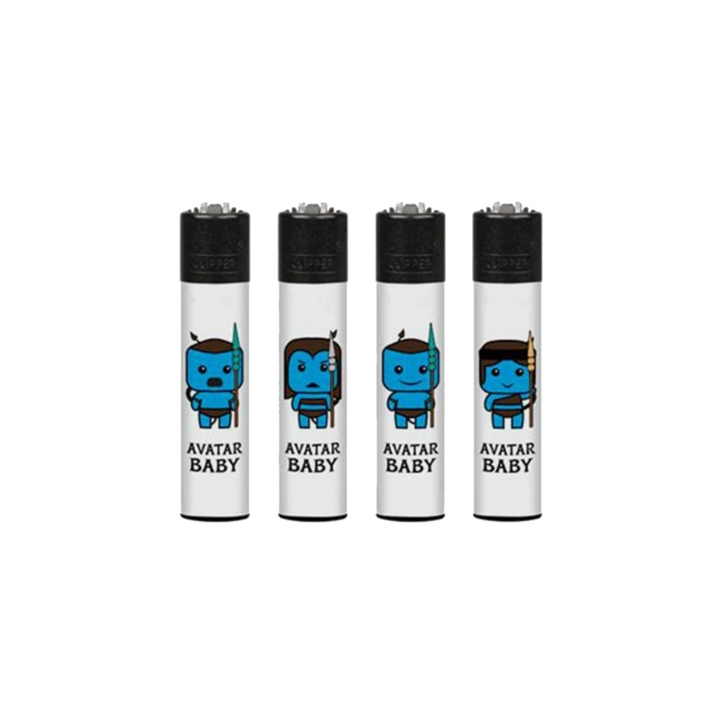 Clipper Classic Blue Babies Lighters - 48ct