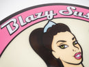 SC Blazy Susan Neon Logo Pink Shop SIgn