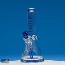 SC Castle Glassworks Hex Geometric Bong 12 inch 9mm Beaker Bong