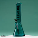 SC Castle Glassworks 14 Inch 7mm Electroplated Beaker Bong