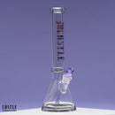 SC Castle Glassworks 16 inch 9 mm Splat Minimalist Art Beaker Bong