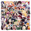 50pcs Assorted Anime Design Stickers Gadget Every Weekend Demon Slayer_D