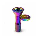 Fortune | Fun Electroplated 14mm Funnel Bowl Bowl · Popper Fortune Prism