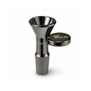 Fortune | Fun Electroplated 14mm Funnel Bowl Bowl · Popper Fortune Onyx