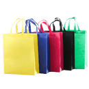 Non-Woven Reusable Tote Bags – Assorted Colors [ECO-001] Bag Canadian Distributor Medium (35cm x 25cm x 10cm)