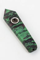 Quartz Smoking Pipe Pack of 2 Quartz · Stone Pipe Canadian Distributor Epidote