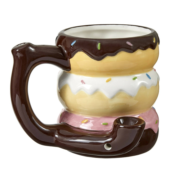 O Donut mug - pipe - novelty mug