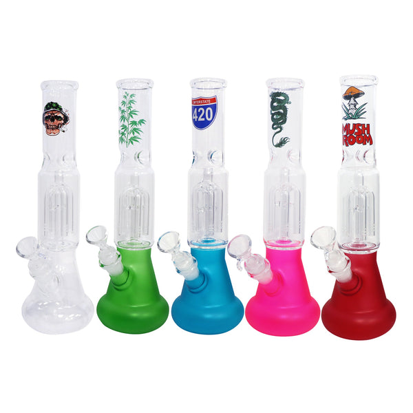 12" Infyniti brand Water Pipe with Tree Perc and Ice Catcher