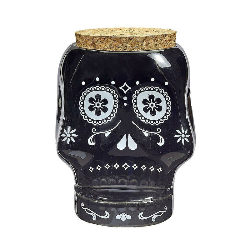 O SKULL STASH JAR - BLACK