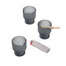 SC Sandblasted Flower Pot Ashtray set 3 count from NWTN
