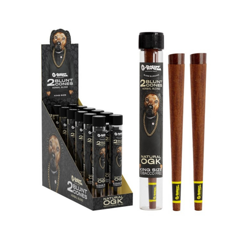 G-Rollz 'The Dog' Terpene Infused Herbal Blunt Cones - 12ct