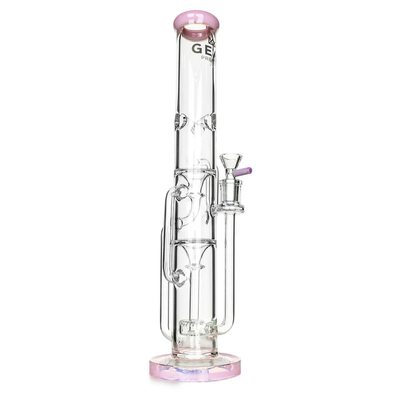 SC 15" Gear Premium Dual Chamber Recycler with UFO Perc Bong