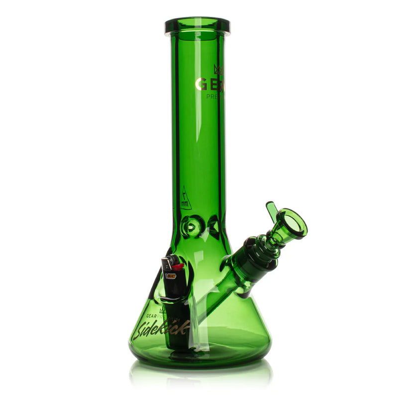 SC 12" 7 mm Gear Premium Sidekick with built in Lighter holder Beaker