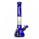 GEAR Premium® | 15.5" Sidekick Boost Beaker Tube Glass Bong Smoking Cat Distribution Blue