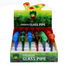 Glass Hand Pipe 24 count Display