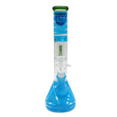 12" Water Pipe with Double Splashguard and Ice Catcher 420 and Leaf