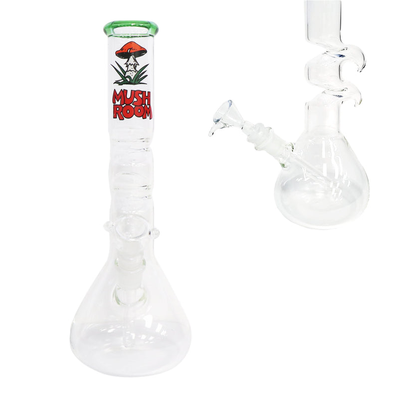 12" Water Pipe with Back Facing Zong