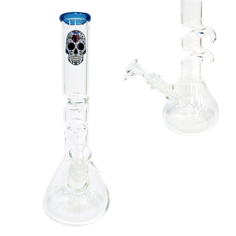 12" Water Pipe with Back Facing Zong