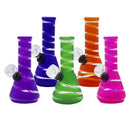 6" Bubble Stripe Water Pipe Beaker Base - Infyniti Scales