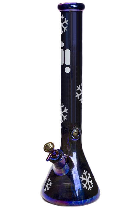 18" Water Pipe with Beaker Base