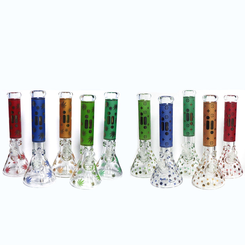 14" Infyniti Brand Water Pipe with Ice Catcher and Beaker Base