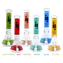 14" Infyniti Grid Pattern Beaker Water Bong ( GP1598 ) Glass Bong ONE