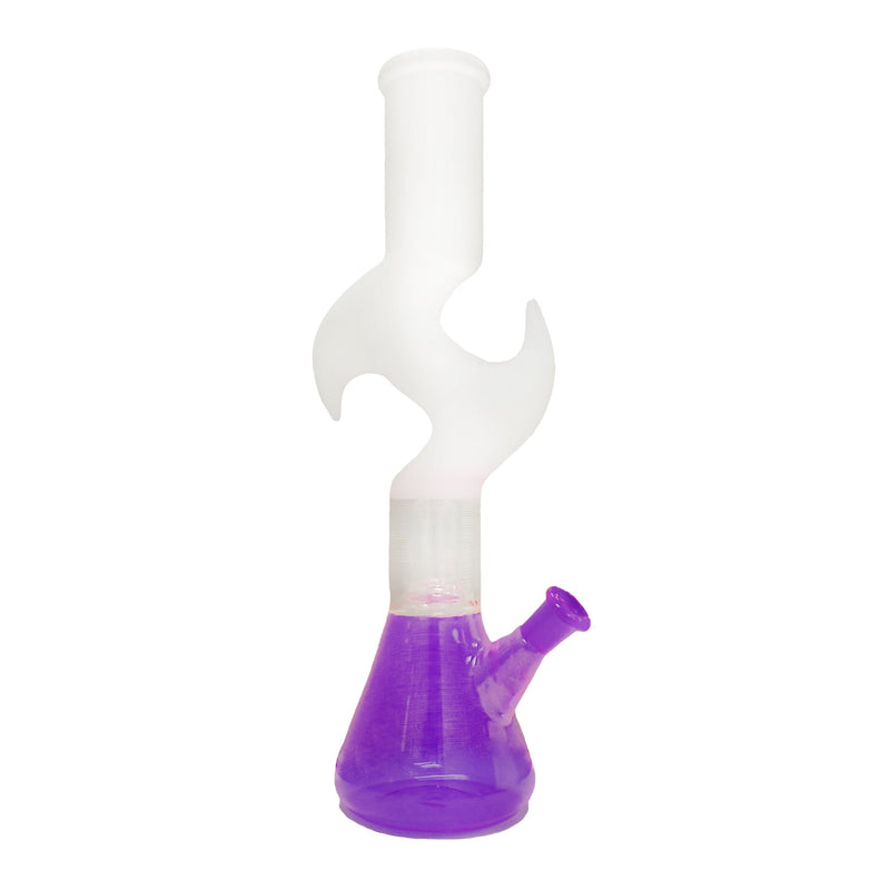 12" Two-Toned Water Pipe with Zong