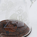 14" Egyptian themed Water Pipe with Beaker Base