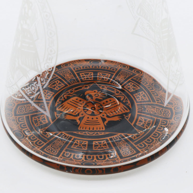 14" Egyptian themed Water Pipe with Beaker Base