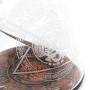 14" Egyptian themed Water Pipe with Beaker Base