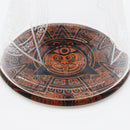 14" Egyptian themed Water Pipe with Beaker Base