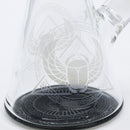 14" Egyptian themed Water Pipe with Beaker Base