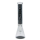 14" Egyptian themed Water Pipe with Beaker Base