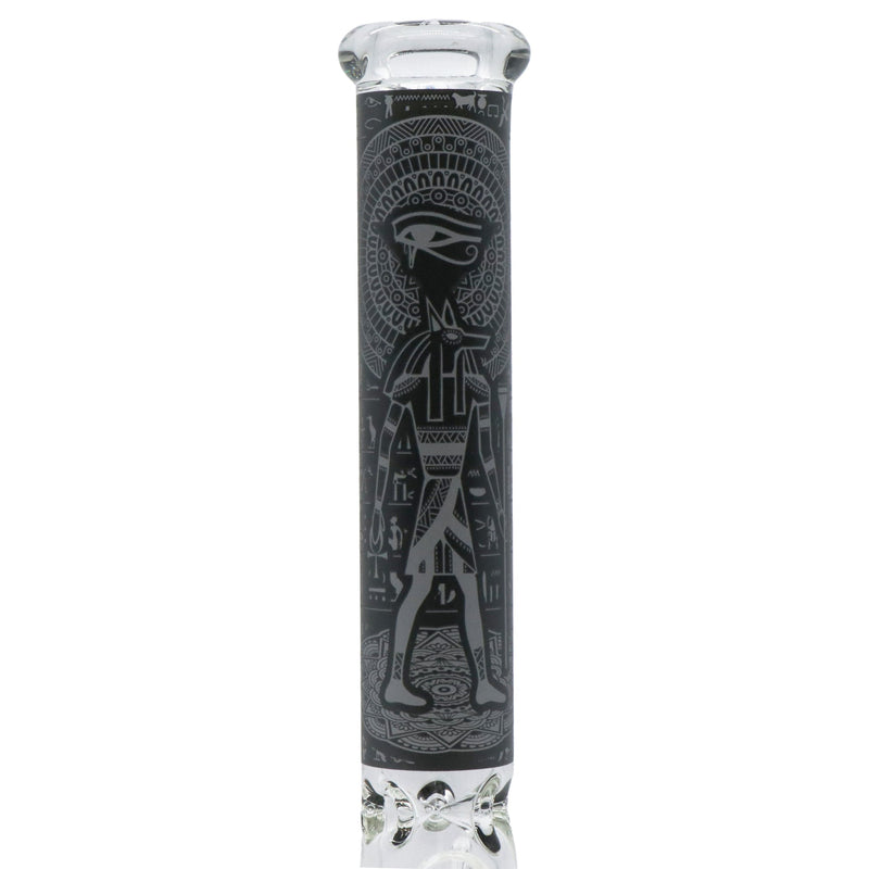 14" Egyptian themed Water Pipe with Beaker Base